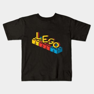 Master Builder Lego Brick Kids Design Kids T-Shirt